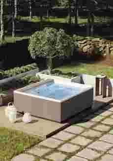 Jacuzzi ogrodowe 4 osobowe Novellini Divina orginalny produkt Włoski