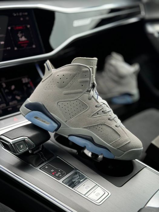 Чоловічі кросівки Nike Air Jordan Retro 6 Gray Sky