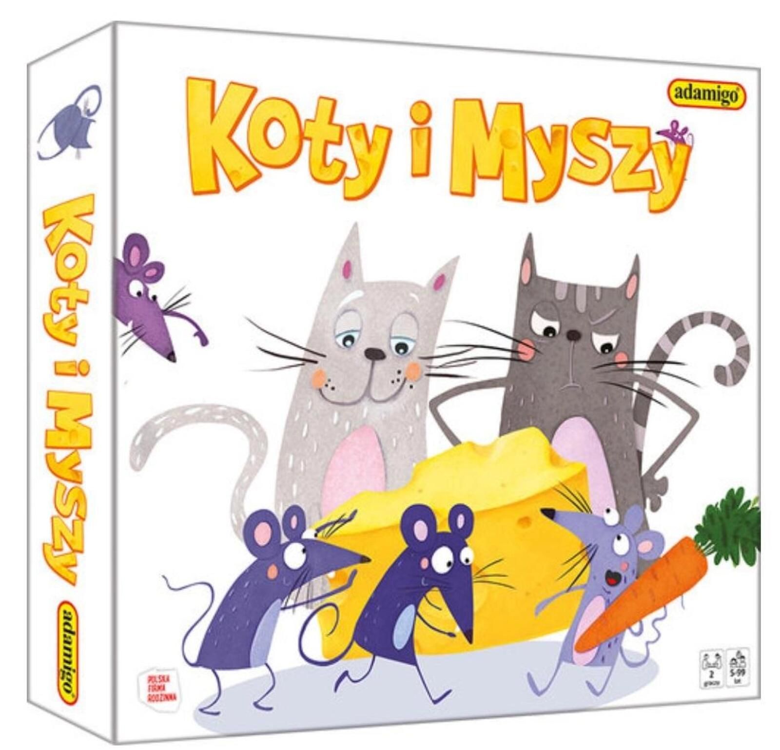 Koty i myszy Adamigo pudełko,222x254 mm