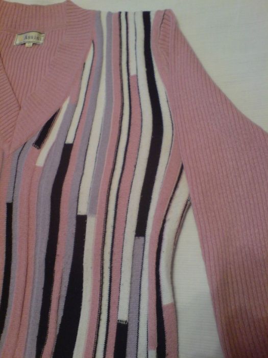 Пуловер женский розовый, размер 48-50