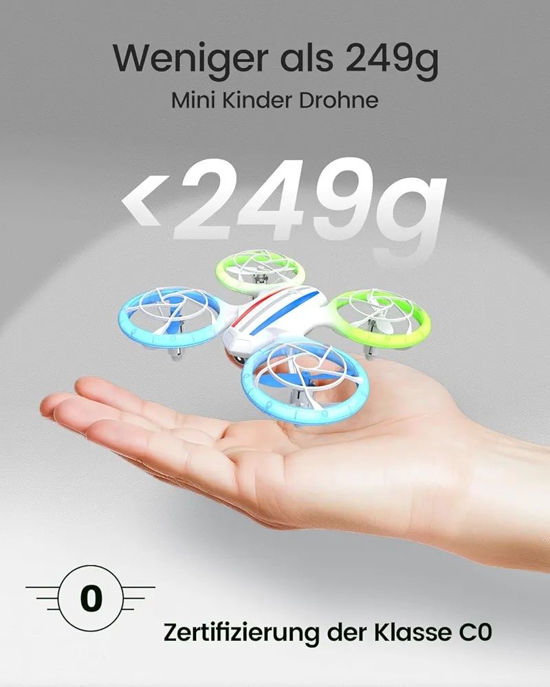 DEERC D23 – Mini dron z kamerą dla dzieci i początkujących