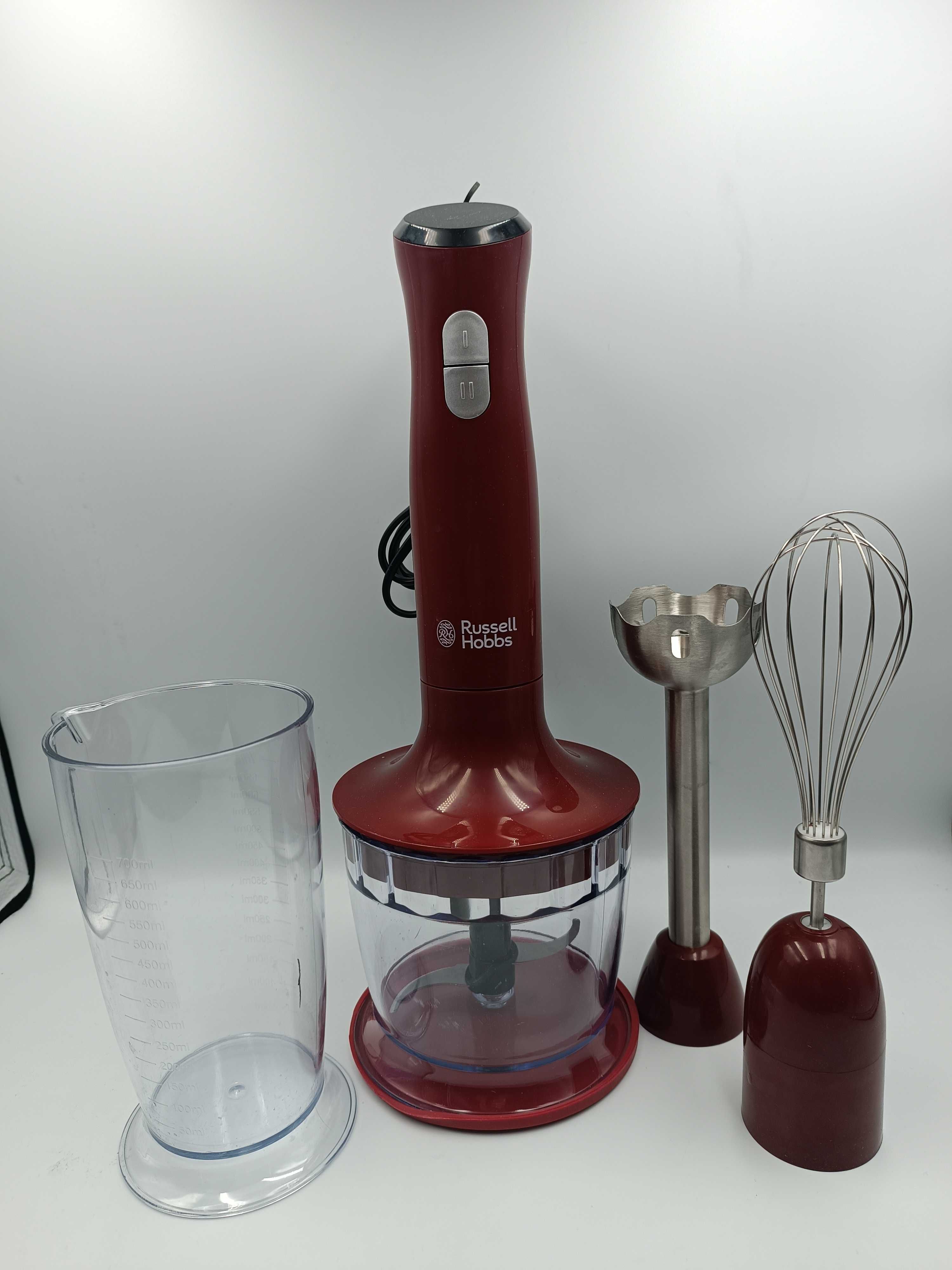 Blender ręczny 3 w 1 Russell Hobbs 500 W czerwony