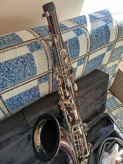 Саксофон тенор Mendini + два мундштука (метал\єбоніт), стійка