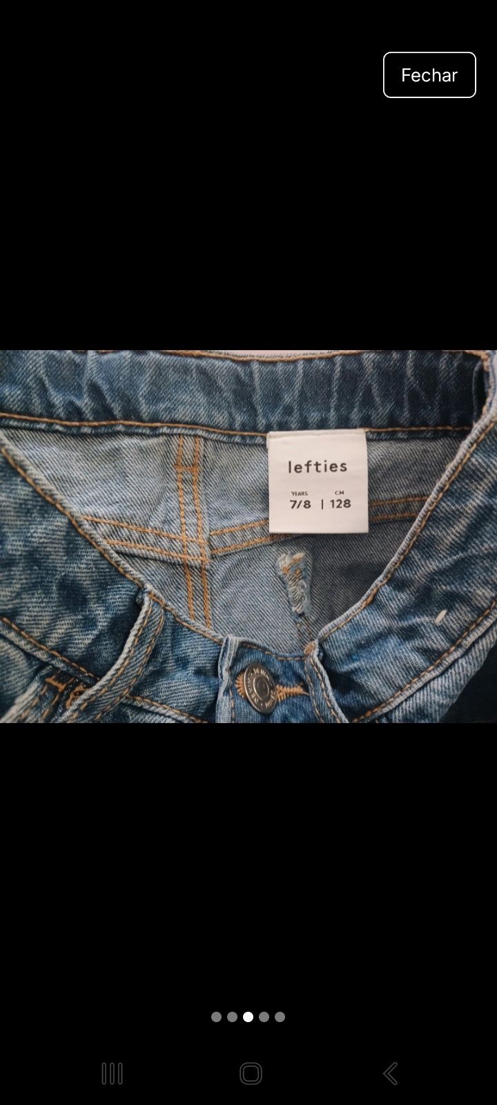 Saia 7-8 anos lefties