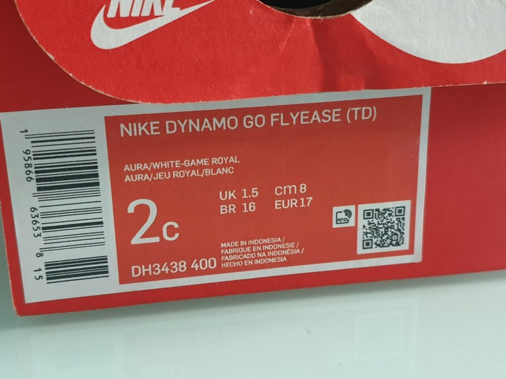 Sapatilhas Nike Dynamo Go Flyease TD Tamanho 17