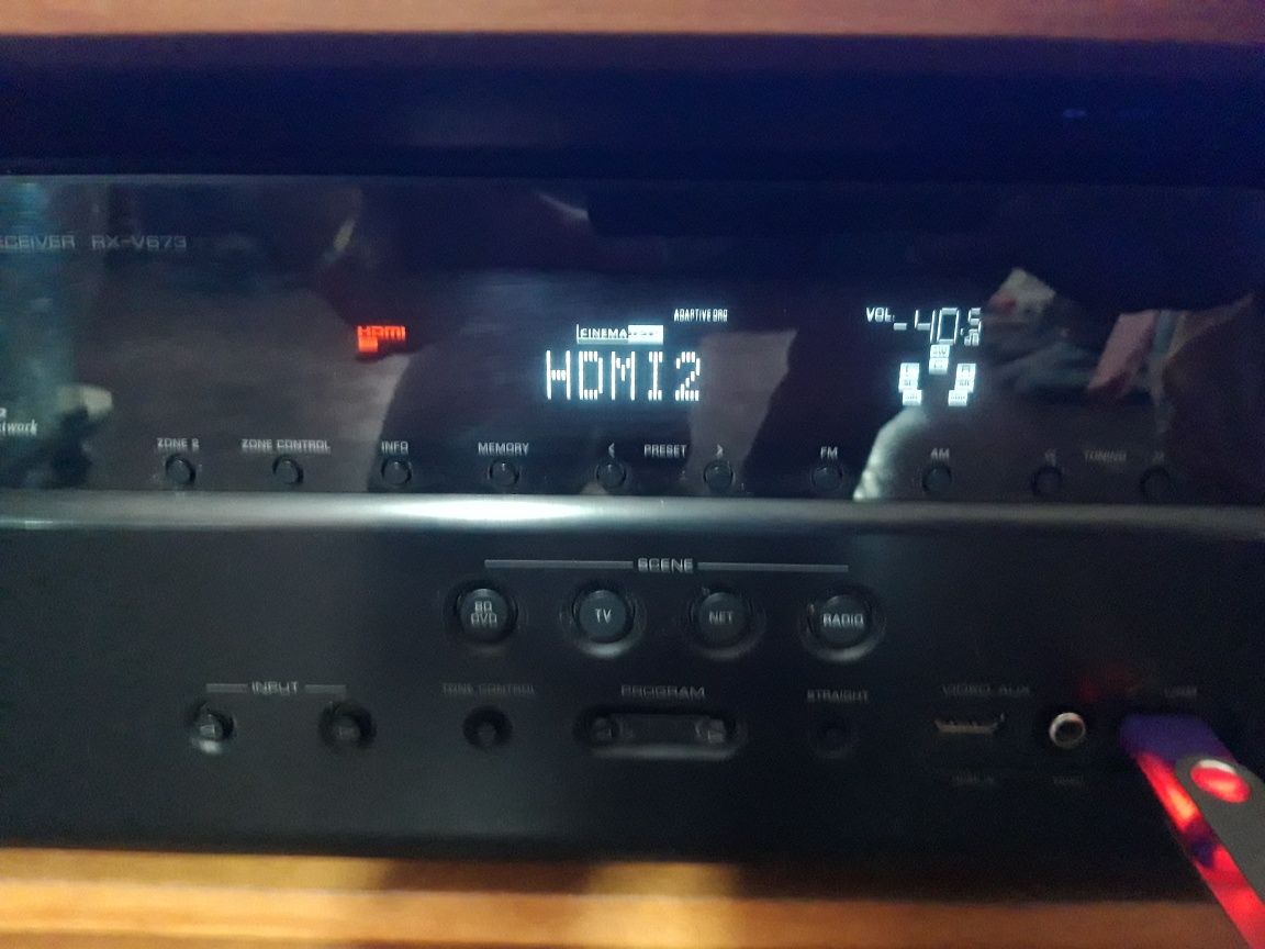 Amplificador Yamaha Rx v673 7.2