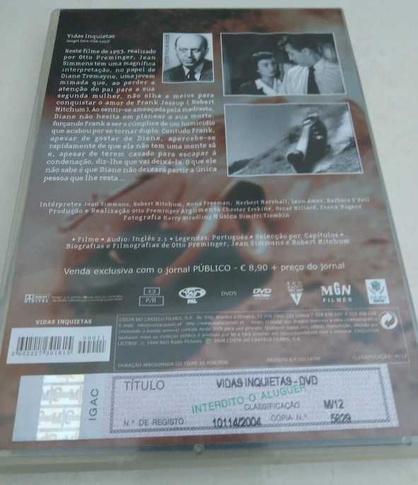 DVD “Vidas inquietas”, de Otto Preminger