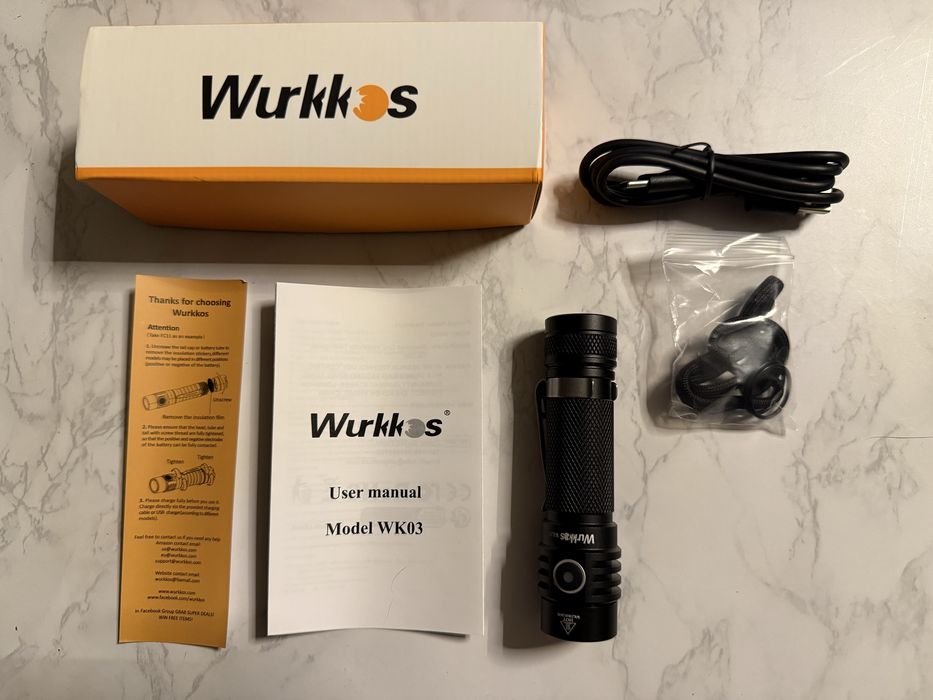 Wurkkos WK03 z akumukatorem