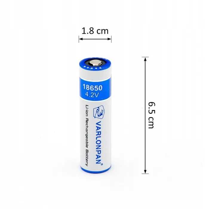 5x Akumulator bateria 8800mah 18650 li-ion VARLONPAN