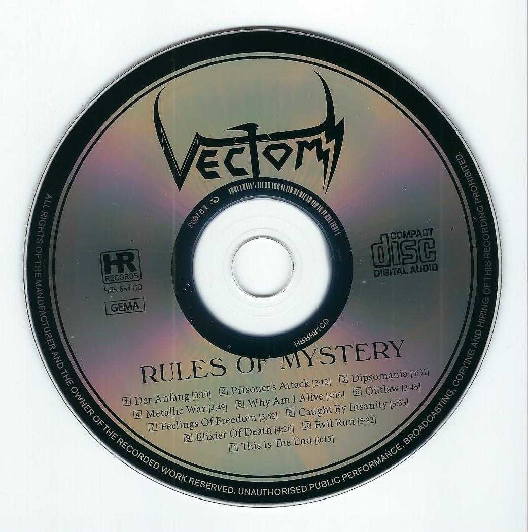 CD Vectom – Rules Of Mystery (2019)