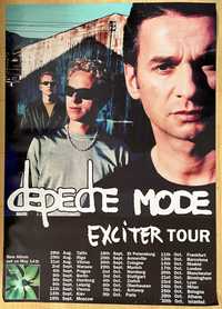 Depeche Mode Exciter Tour plakat reklamowy