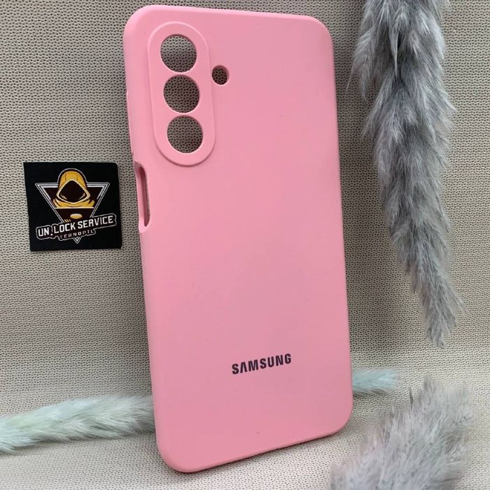 Топ! Samsung A17 с логотипом Противоударный чехол софт тач все модели