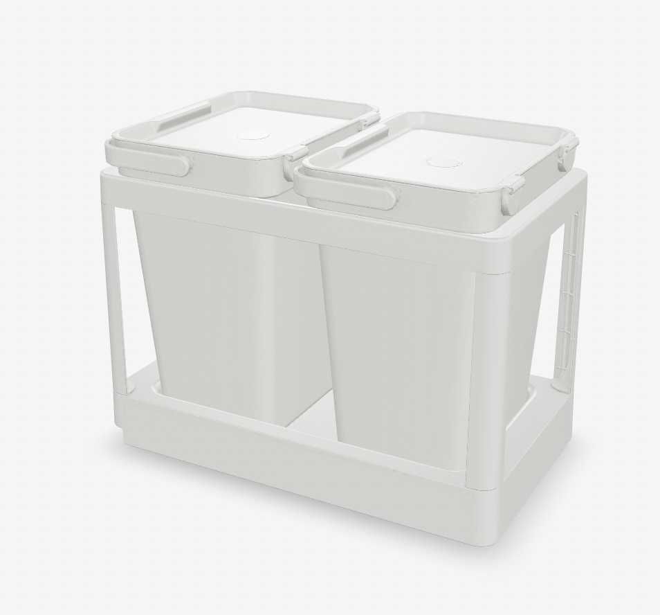 HÅLLBAR Wysuwana rama do sortowania jasnoszary IKEA