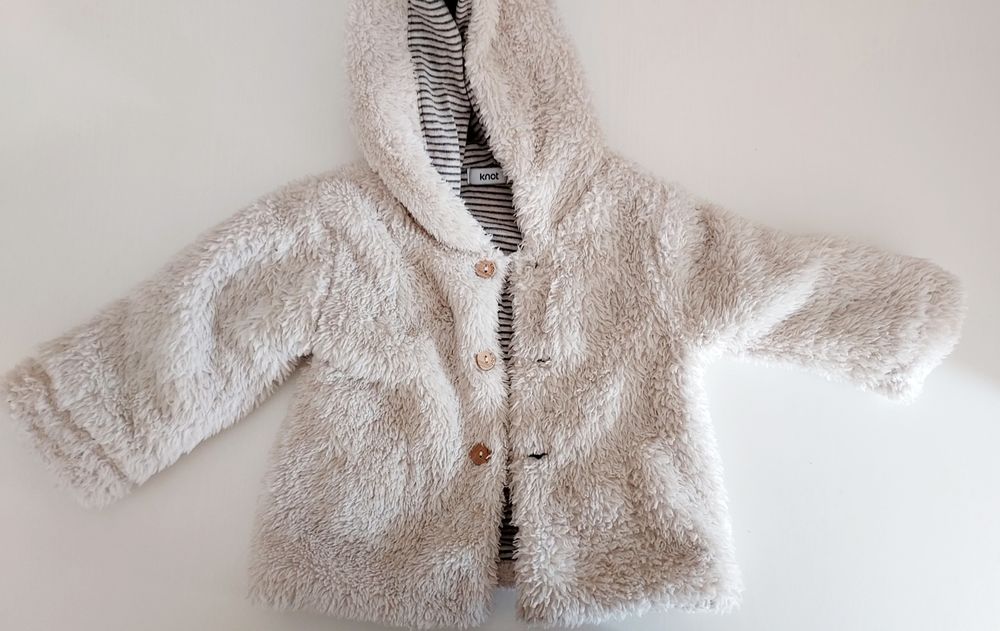 Casaco bebé menina 6 meses, knot