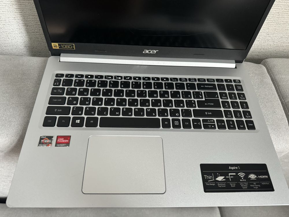 Ноутбук Acer Aspire 5 A515-45 AMD Rysen 5/8ОЗУ/512 GB SSD,отличное сос