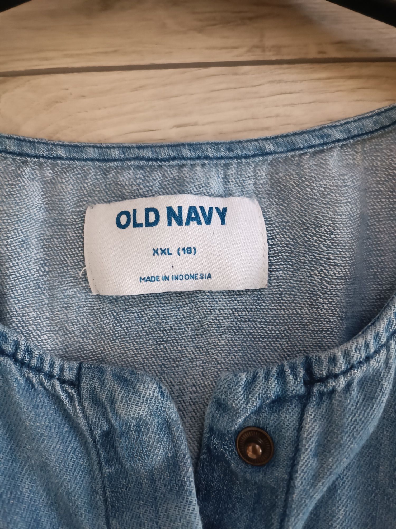 Dżinsowy kombinezon letni damski Old Navy r.XXL