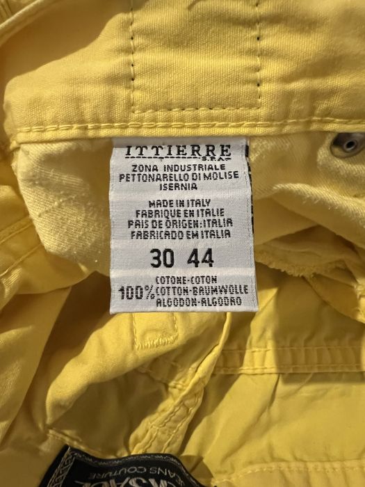 Spodnie Versace żółte