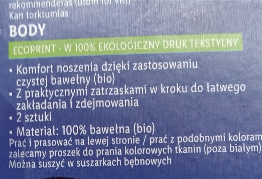 4x Nowe body niemowlęce dziewczęce Lupilu 62/68 bodziak krótki rękaw