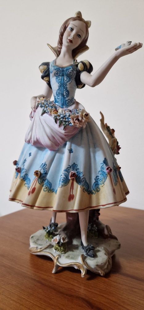 Branca de neve e os 7 anões - estatua capodimonte