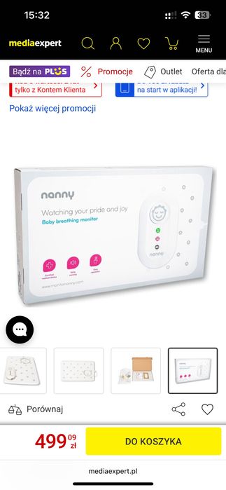 Monitor oddechu NANNY BM-02