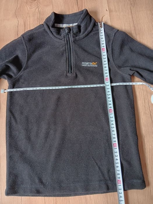 Paka dla chłopaka, polar cienki, bluza,  narty, sanki, rozm.140 2 sztu