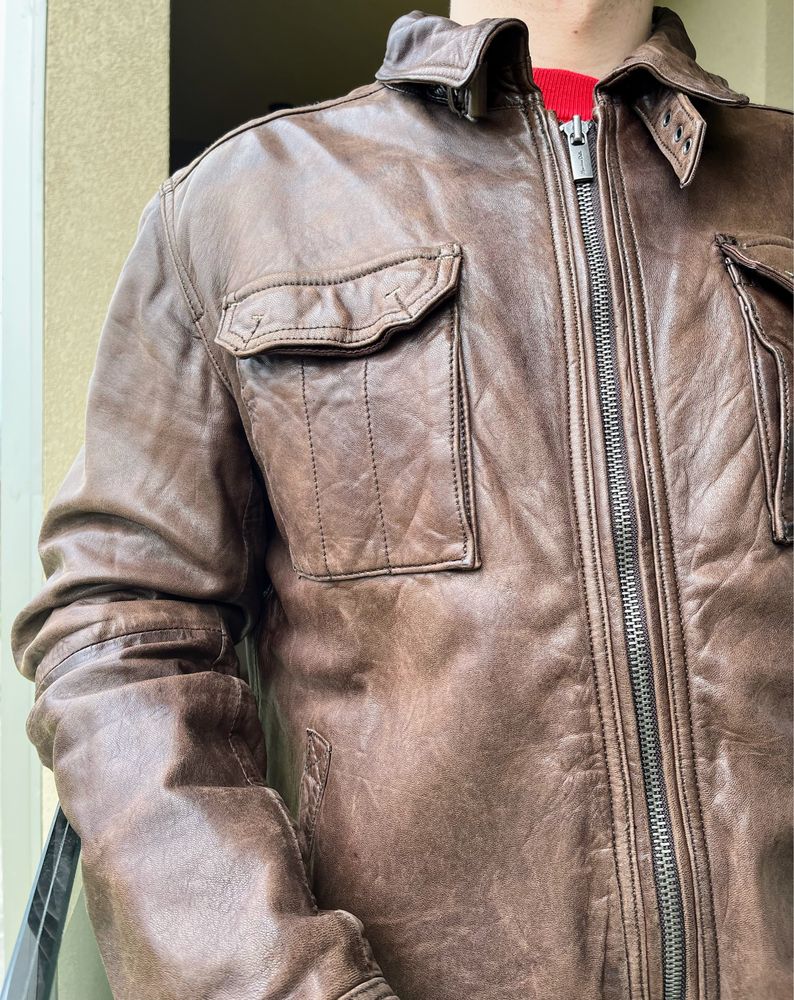 Casaco pele Massimo Dutti