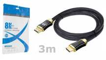 Kabel HDMI 2.1 Premium 8K 60Hz UHD 3m * Video-Play Wejherowo
