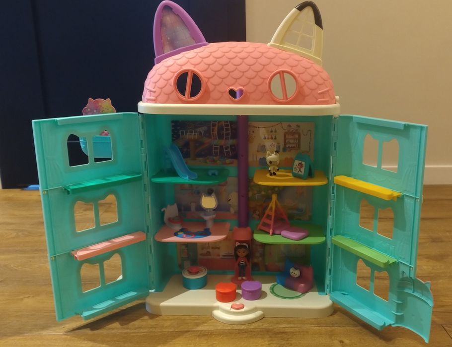 Gabby's dollhouse Duży Koci Domek Gabi ze wszystkimi akcesoriami