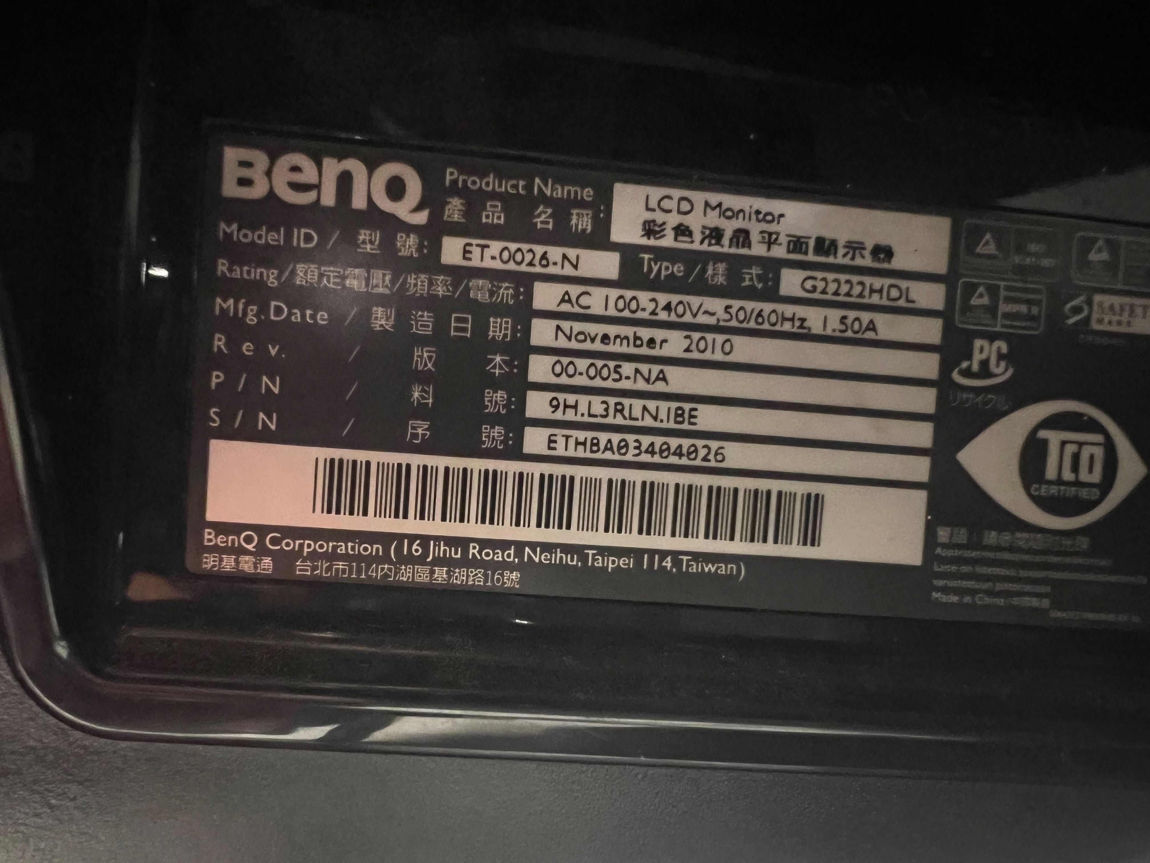 Monitor LCD BENQ