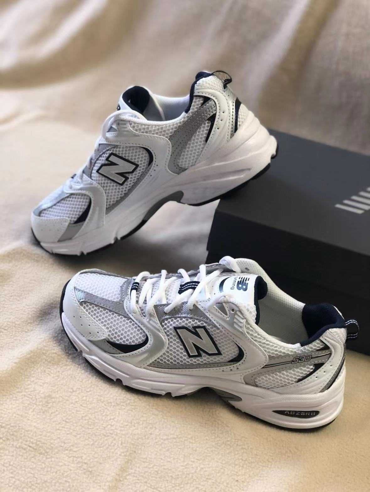 New Balance_530_white Moda_Buty_Mokasyny Mokasyny R.38.5