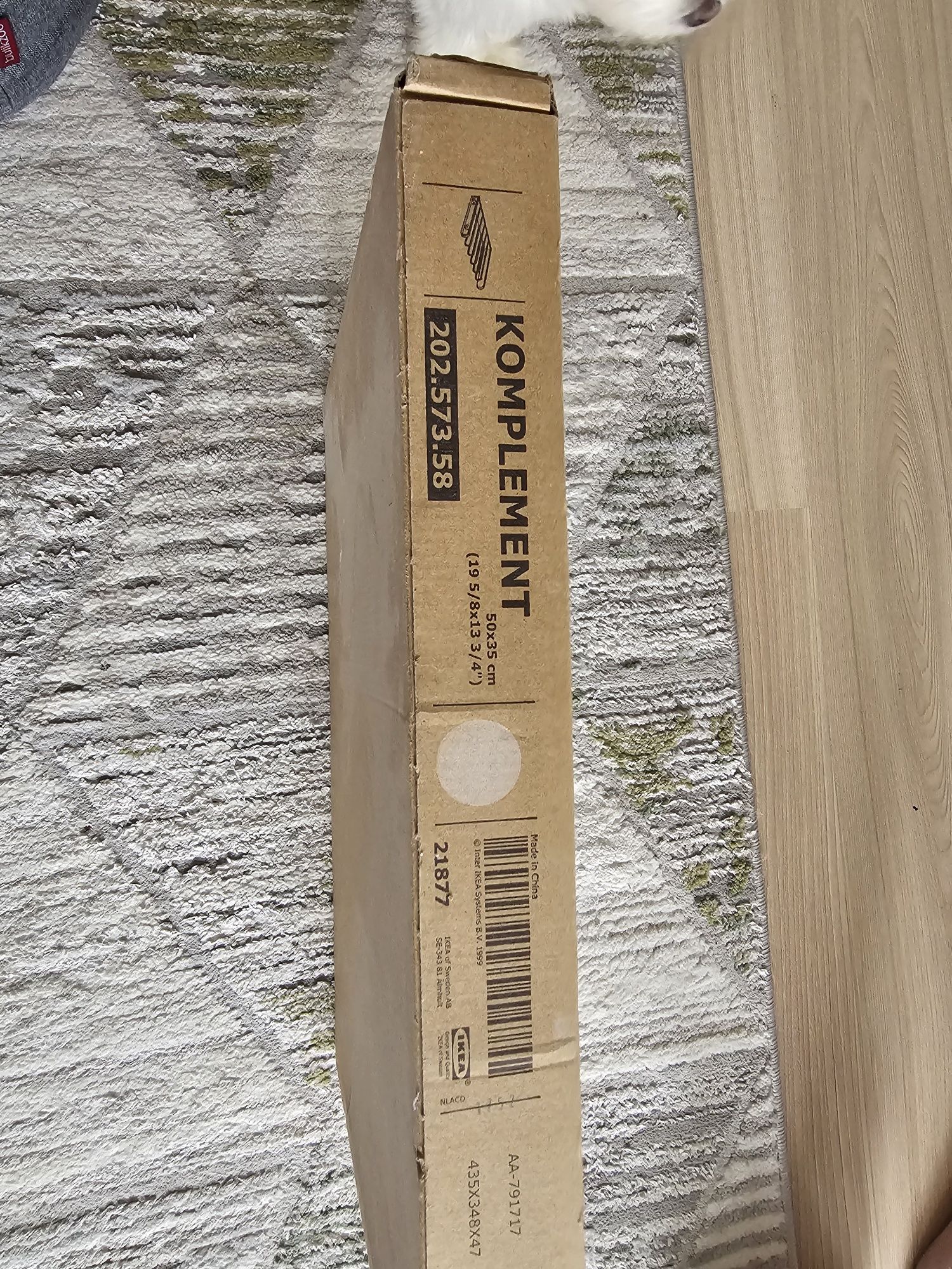 Ikea komplement wieszak do spodni nowy.