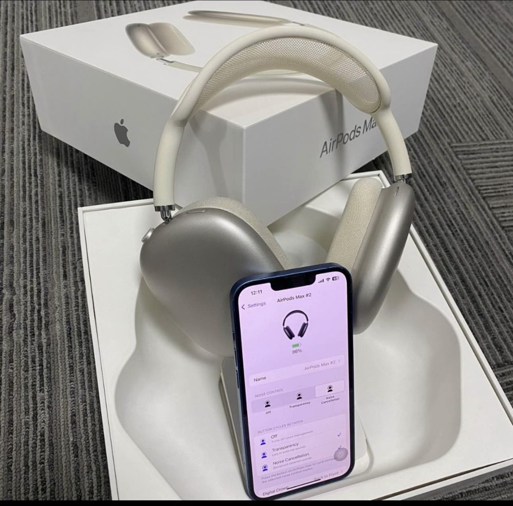 Airpods Max estrela luz