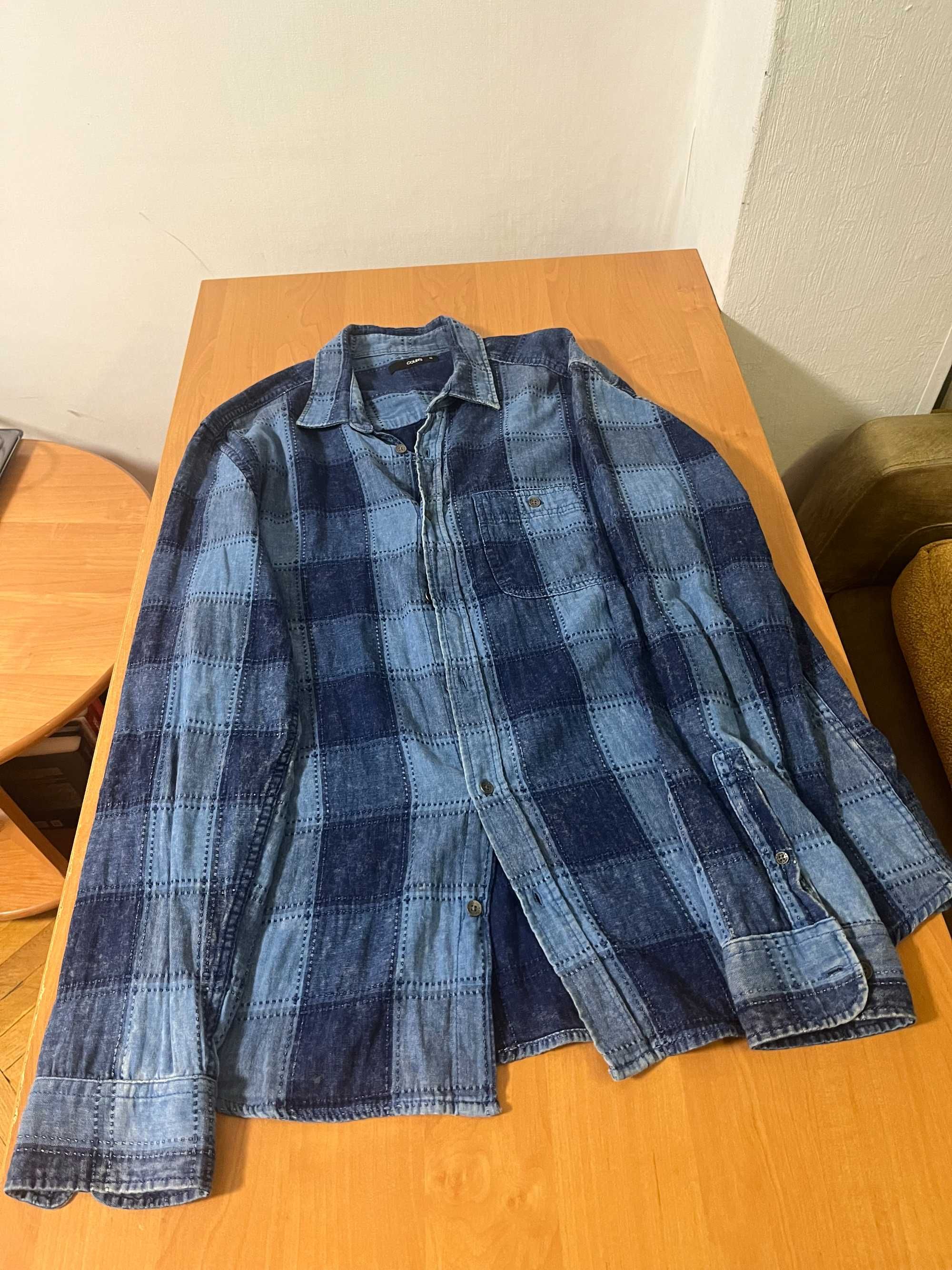 Рубашка в клітинку чоловіча, Colins XL
