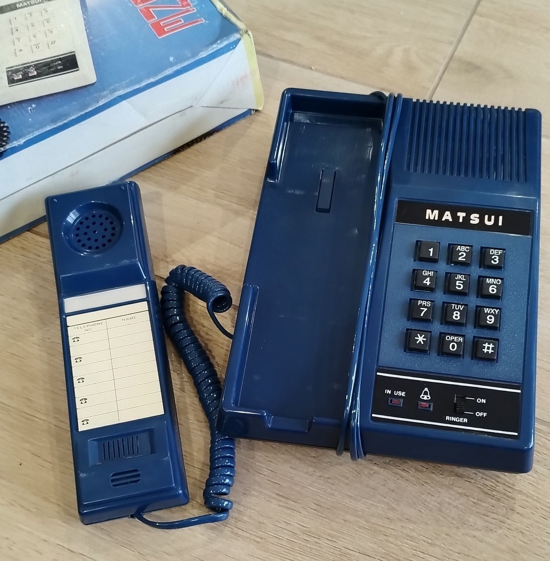 Telefon z lat 90 Matsui - zabytek
