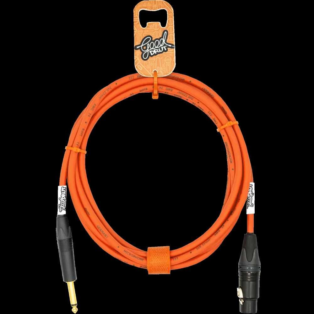 GoodDrut kabel Jack/XLRF 15M RÓŻNE KOLORY