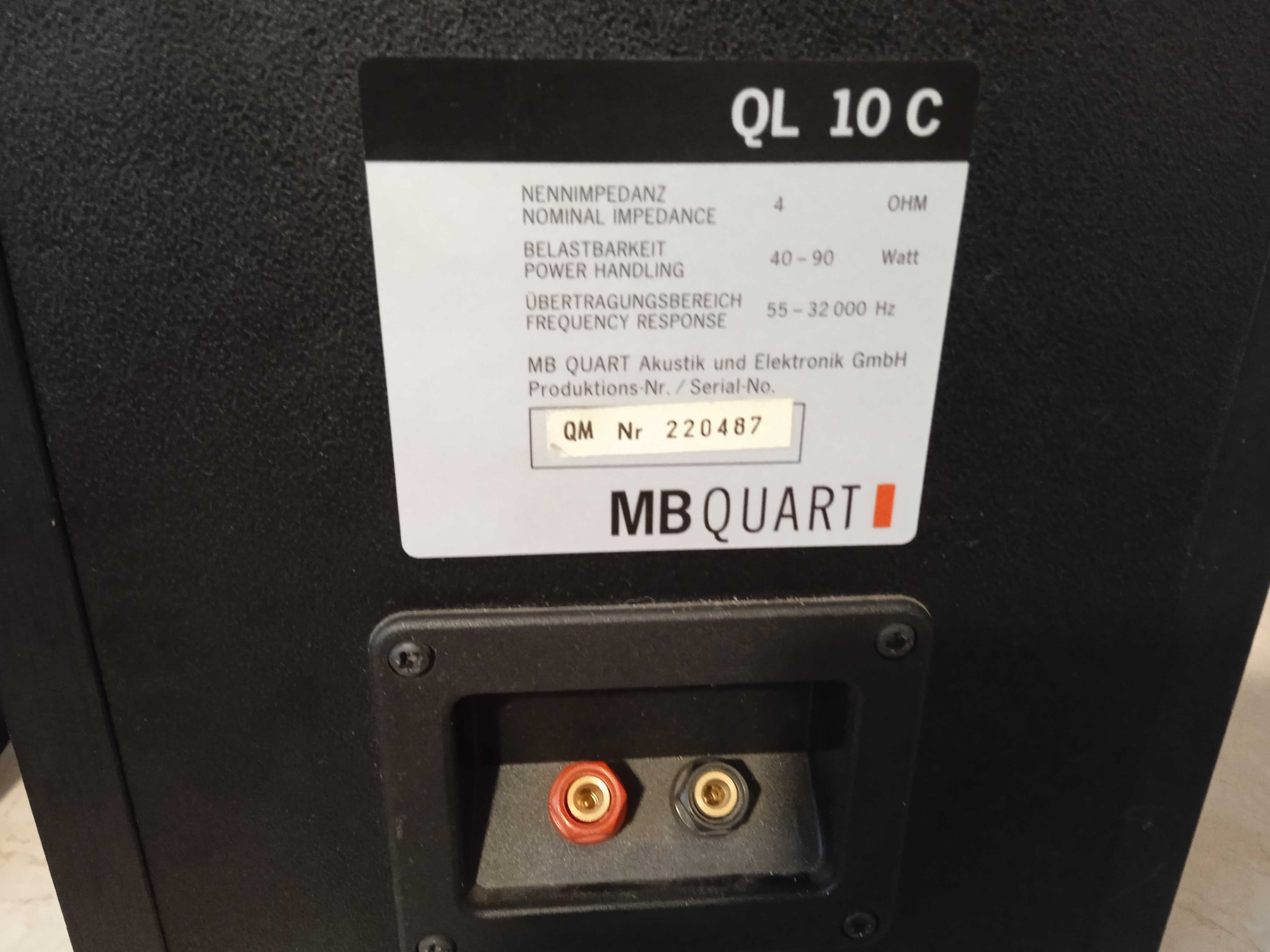 Sprzedam kolumny QL 10 MB QUART.