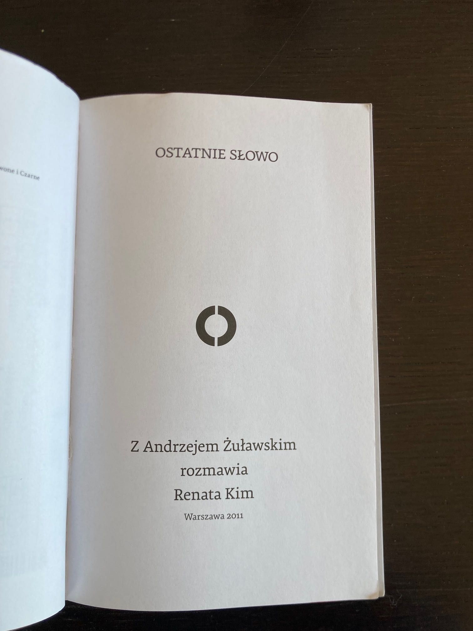 Renata Kim - Żuławski. Ostatnie słowo