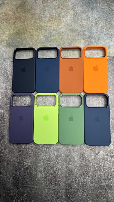 Чохол Silicone Case MagSafe з кнопкою + Animation iPhone 17 17 Pro Max