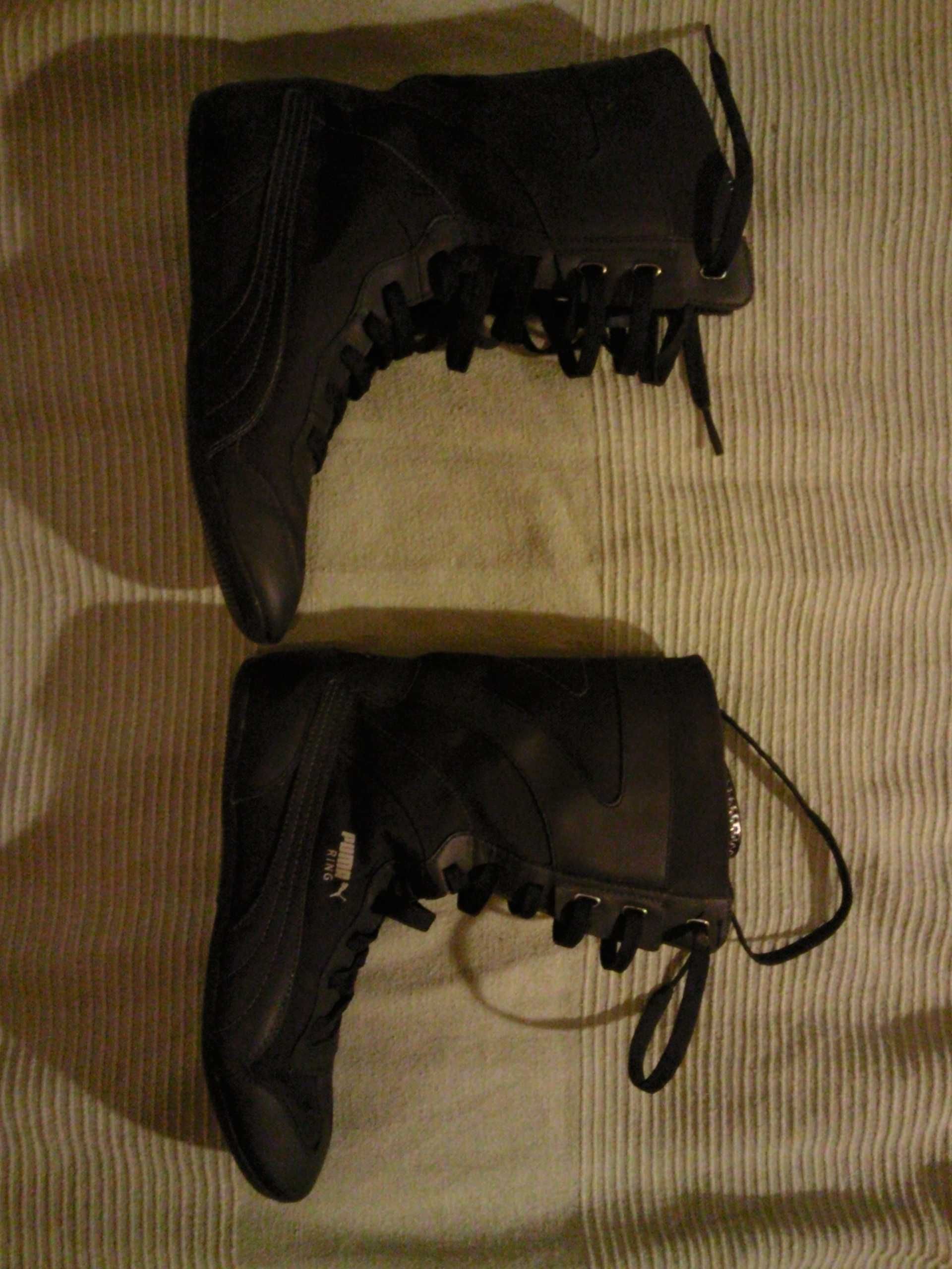 Botas Puma Pretas 100% novas 38 senhora