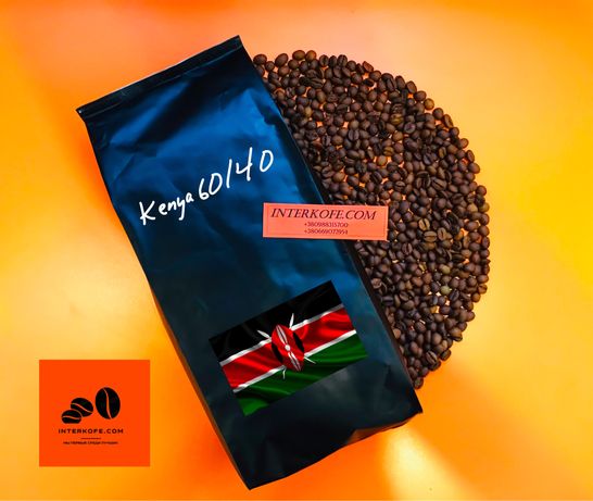 Кофе зерновой свежей обжарки Кения