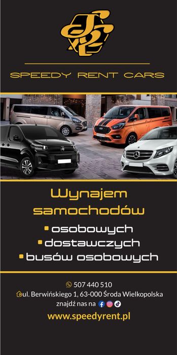 Wynajem Wypozyczalnia BUS BUSA BUSÓW  7/8/9os Mercedes  Ford  Automat