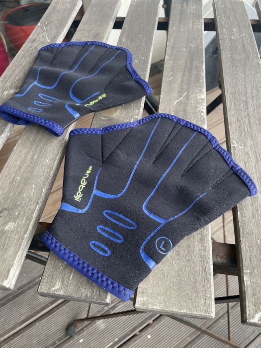 Par de luvas natação / hidroginástica