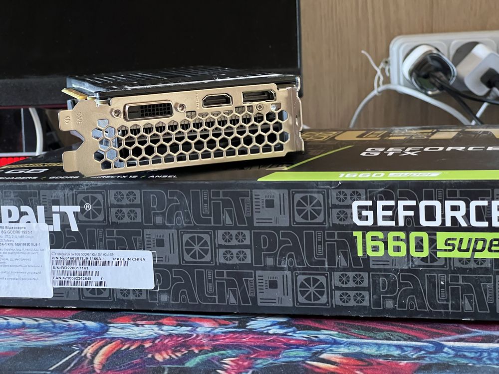 Відеокарта Palit GTX 1660 super 6gb