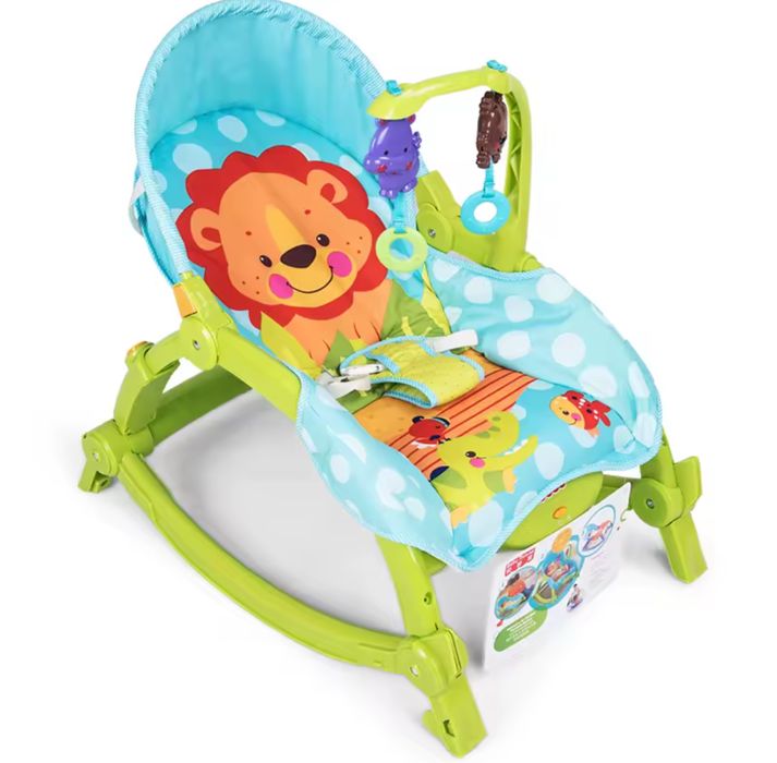bujaczek, leżaczek dla dziecka Fisher price