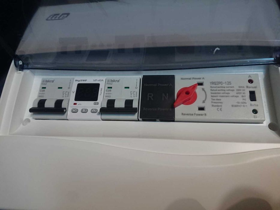 Щит в зборі АВР, резервне живлення