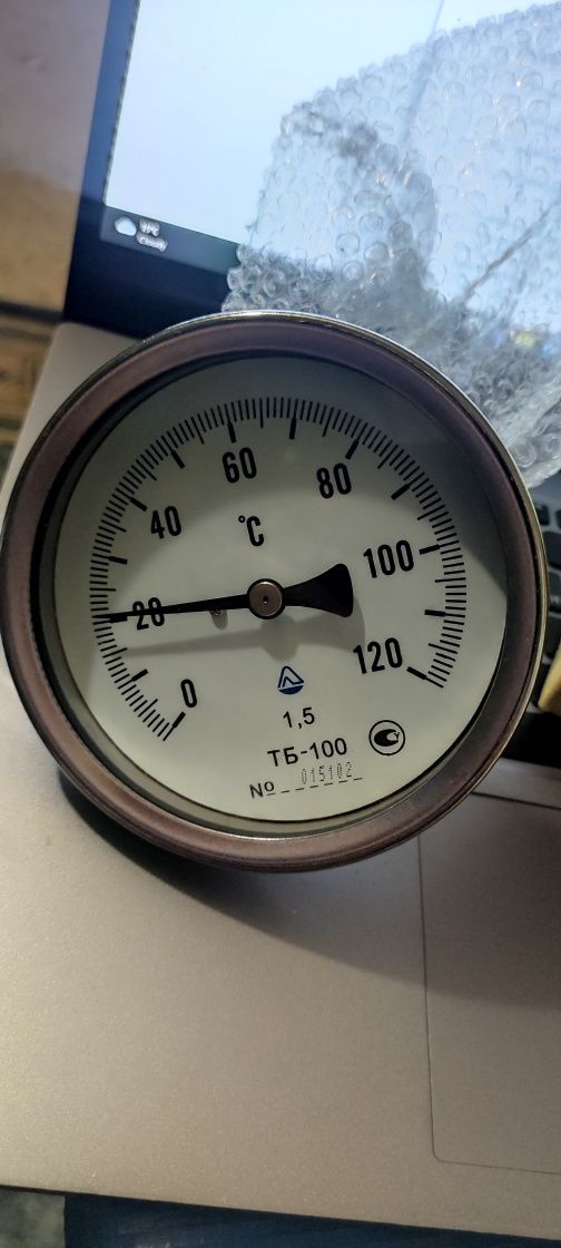 Термометр біметалевий ТБ-100 (0+120)