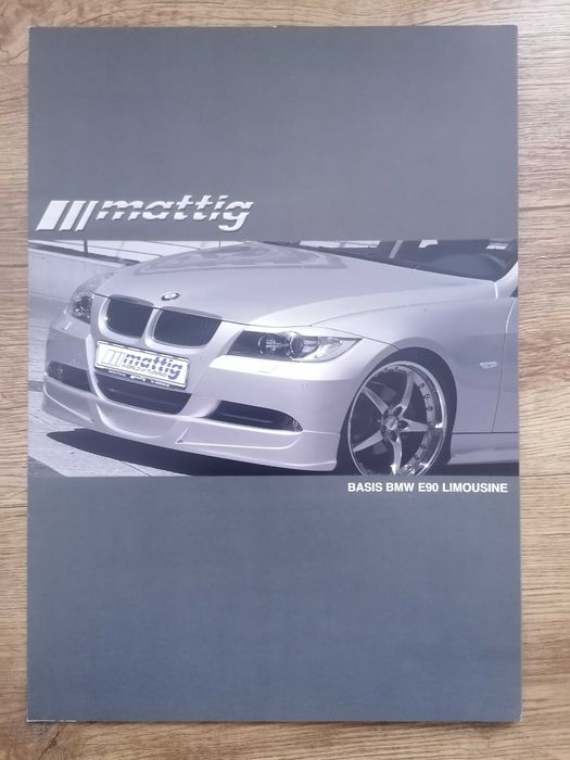 Prospekt BMW 3 E90 Mattig