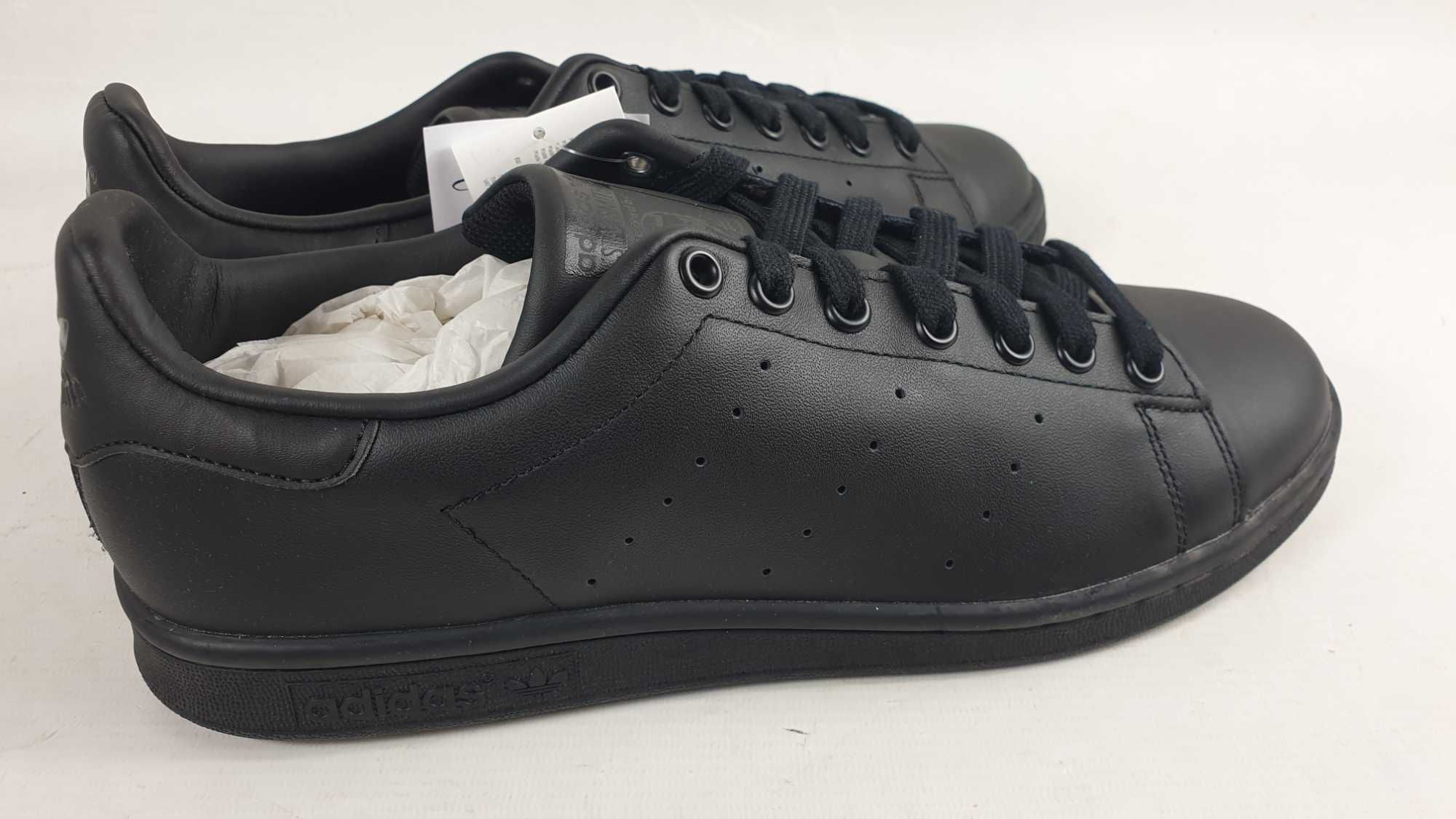 skórzane  nowe  czarne   ORIGINALS STAN SMITH M20327 rozmiar 44