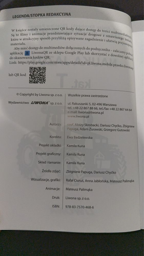 Książka/Podręcznik do nauki na Kat. T/B - Nowa