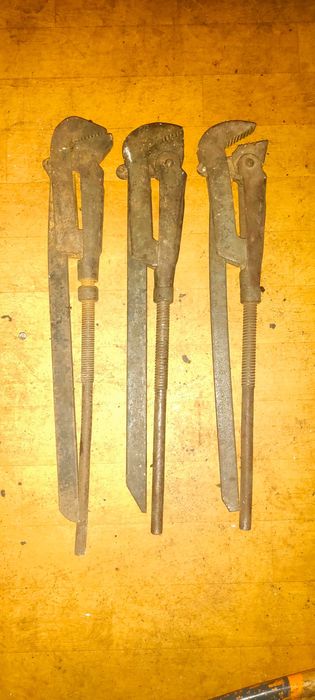 Duży 63 cm Zabytkowy klucz nastawny z czasów PRL  3 sztuki
